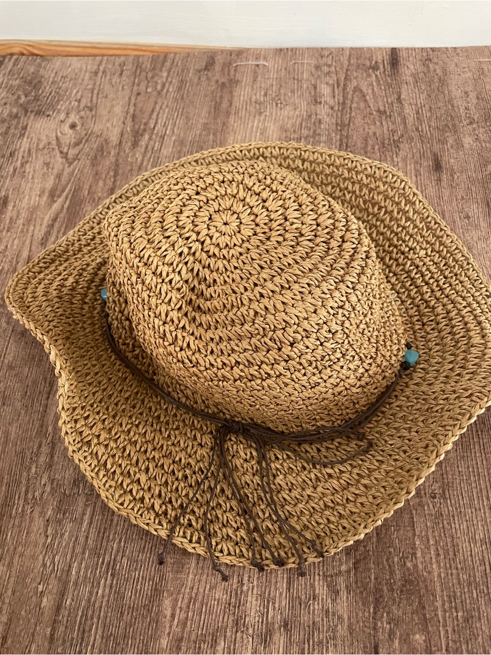 Free Press Straw Sun Hat One Size